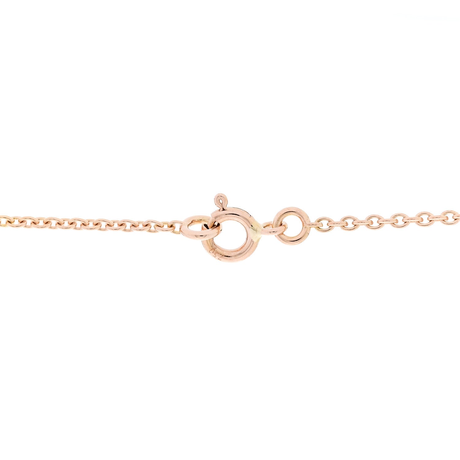 Hermes 18K Rose Gold Diamond Constance Amulette Pendant Necklace 5 of 6