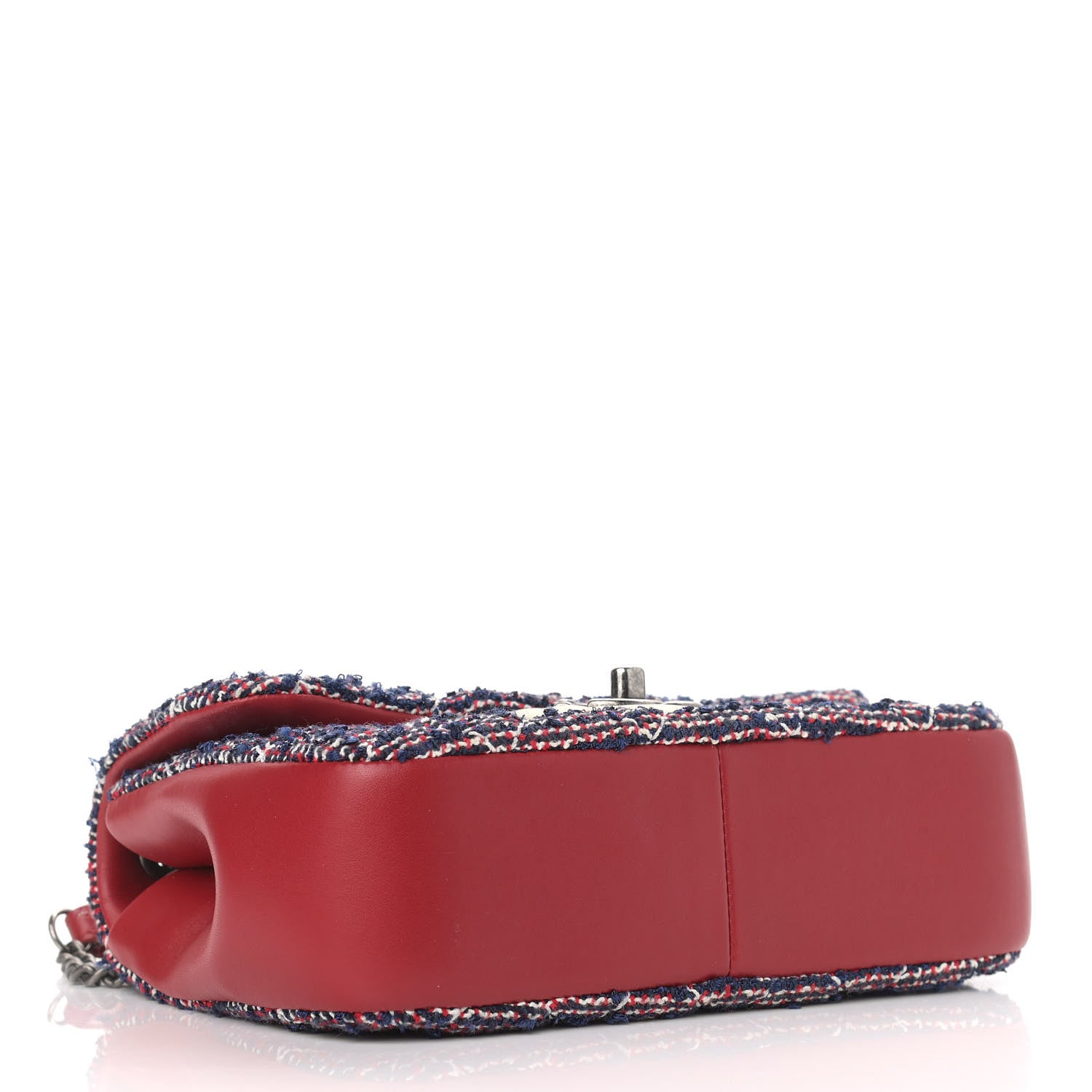 Chanel Tweed Lambskin Quilted Mini Flap Red Multicolor 4 of 9