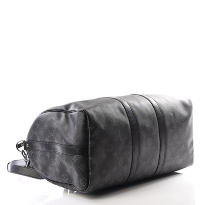 Louis Vuitton Monogram Eclipse Keepall Bandouliere 45 3 of 12
