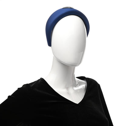 Prada Re-Nylon Triangle Logo Headband Bluette 2 of 6
