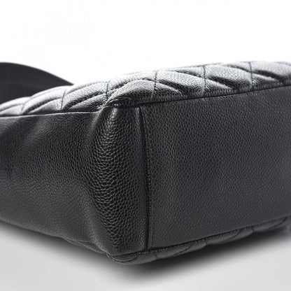 Chanel Caviar Quilted Petit Shopping Tote PST Black 8 of 10