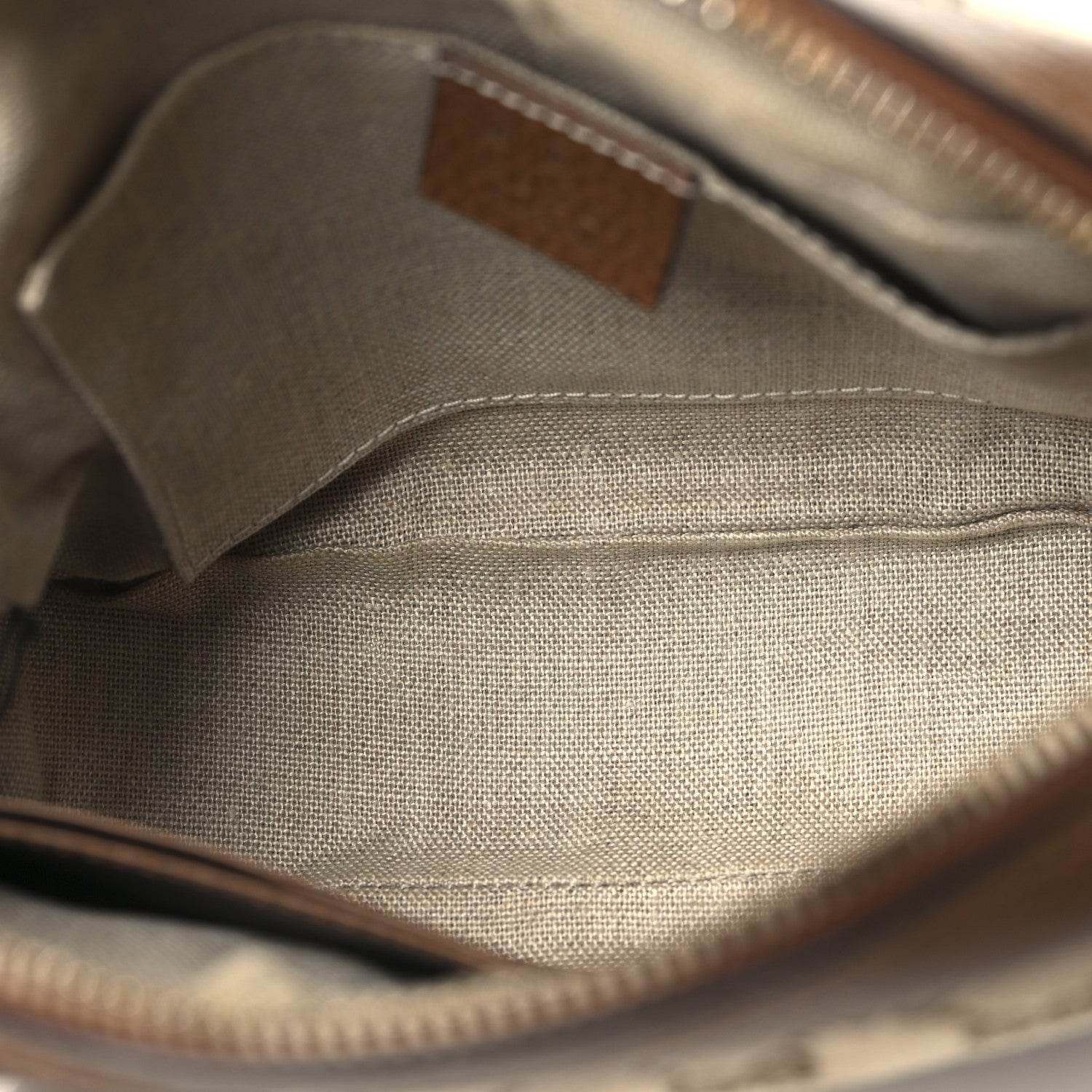 Gucci Monogram Mini Bree Messenger Bag Beige Tabacco 5 of 11