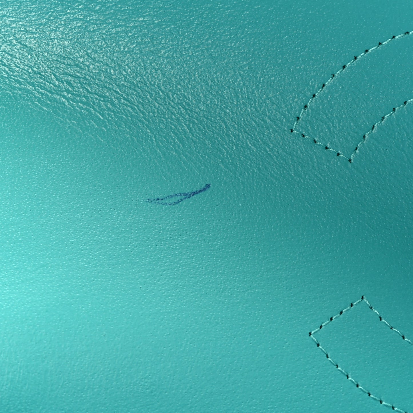 Caviar Quilted Jumbo Double Flap Turquoise