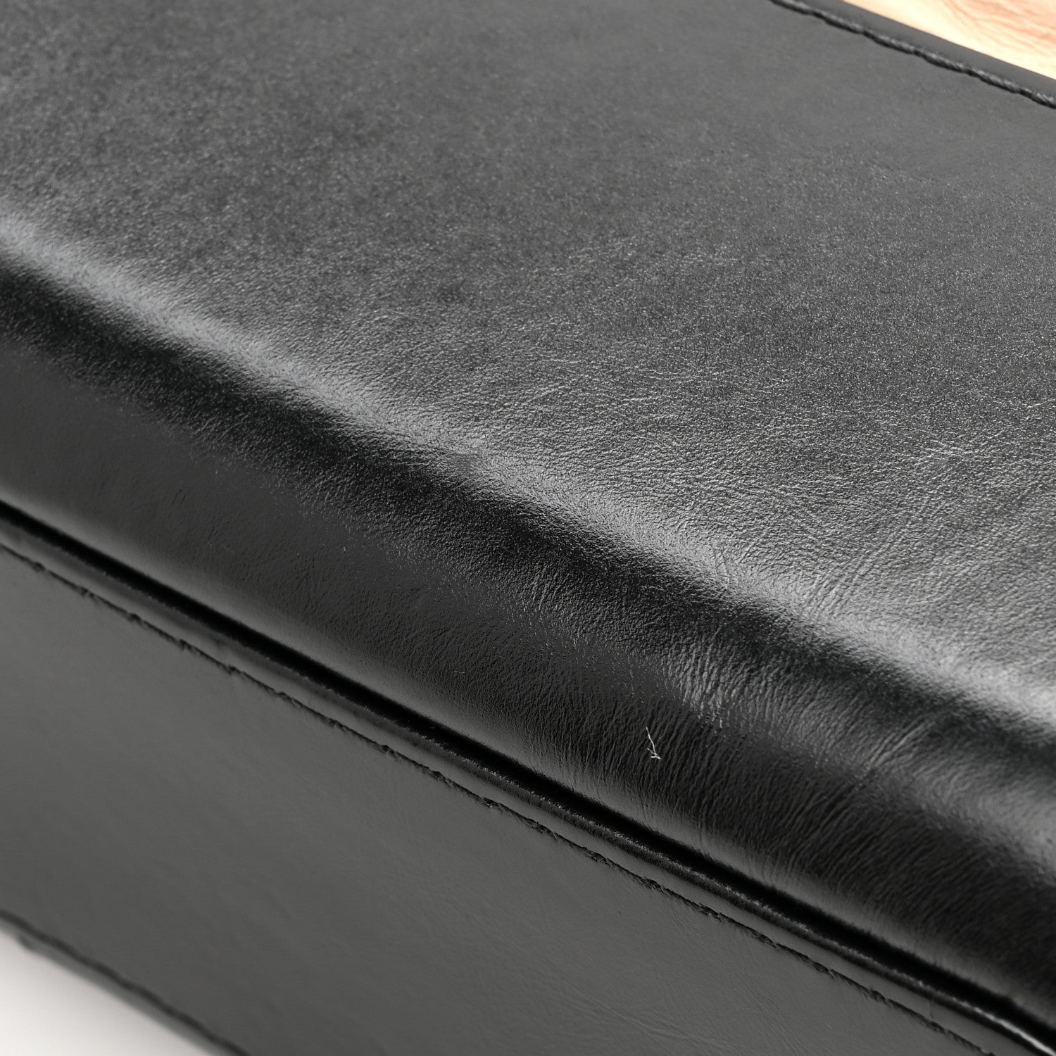 Chanel Aged Calfskin Quilted Medium Gabrielle Hobo Beige Black 13 of 14