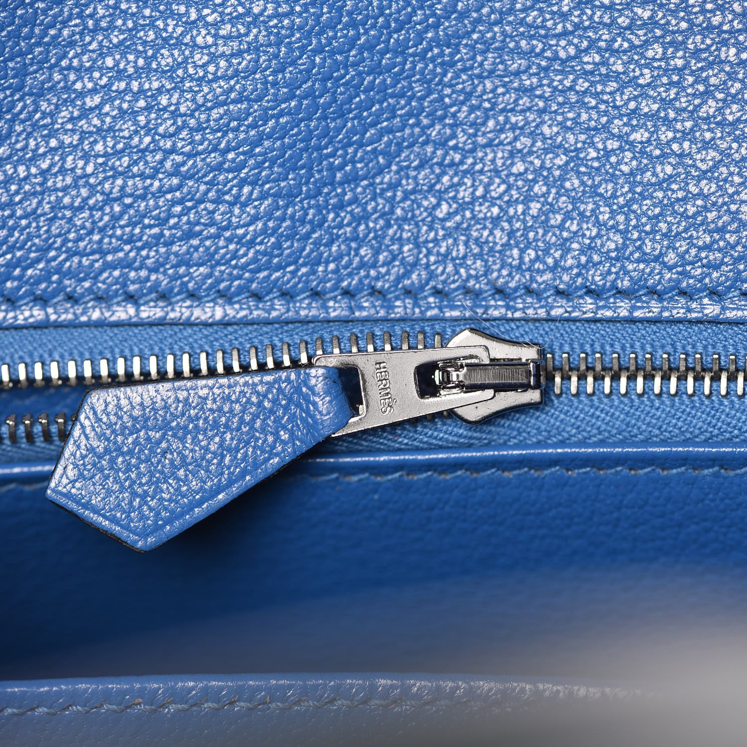 Hermes Togo Swift Officier Birkin 25 Vert Cypress Bleu Zellige 12 of 34