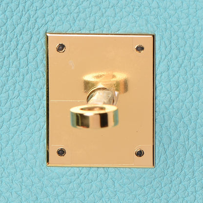 Hermes Togo Birkin 30 Bleu Atoll 20 of 33