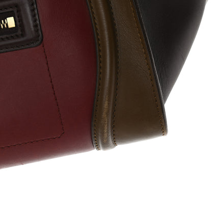Celine Smooth Calfskin Mini Tri-Color Luggage Rust 10 of 11