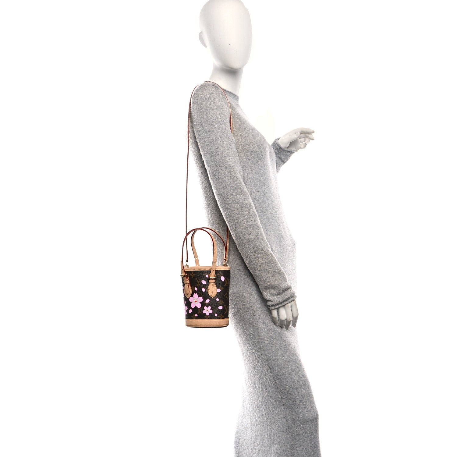Louis Vuitton LV X TM Monogram Cherry Blossom Nano Bucket Sakura
