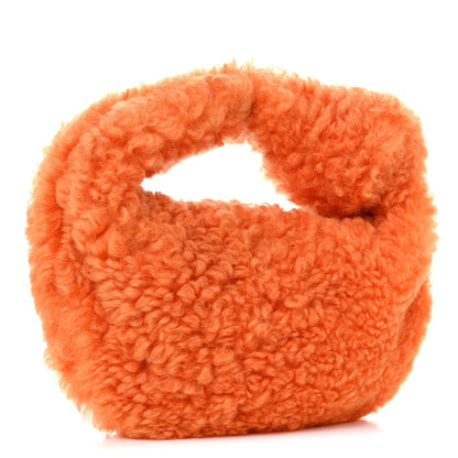 Bottega Veneta Shearling Mini Jodie Light Orange 3 of 8