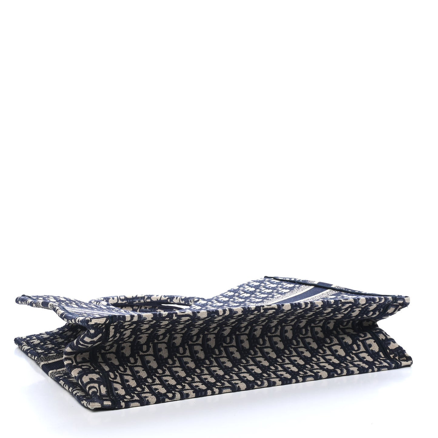 Oblique Book Tote Blue Multicolor