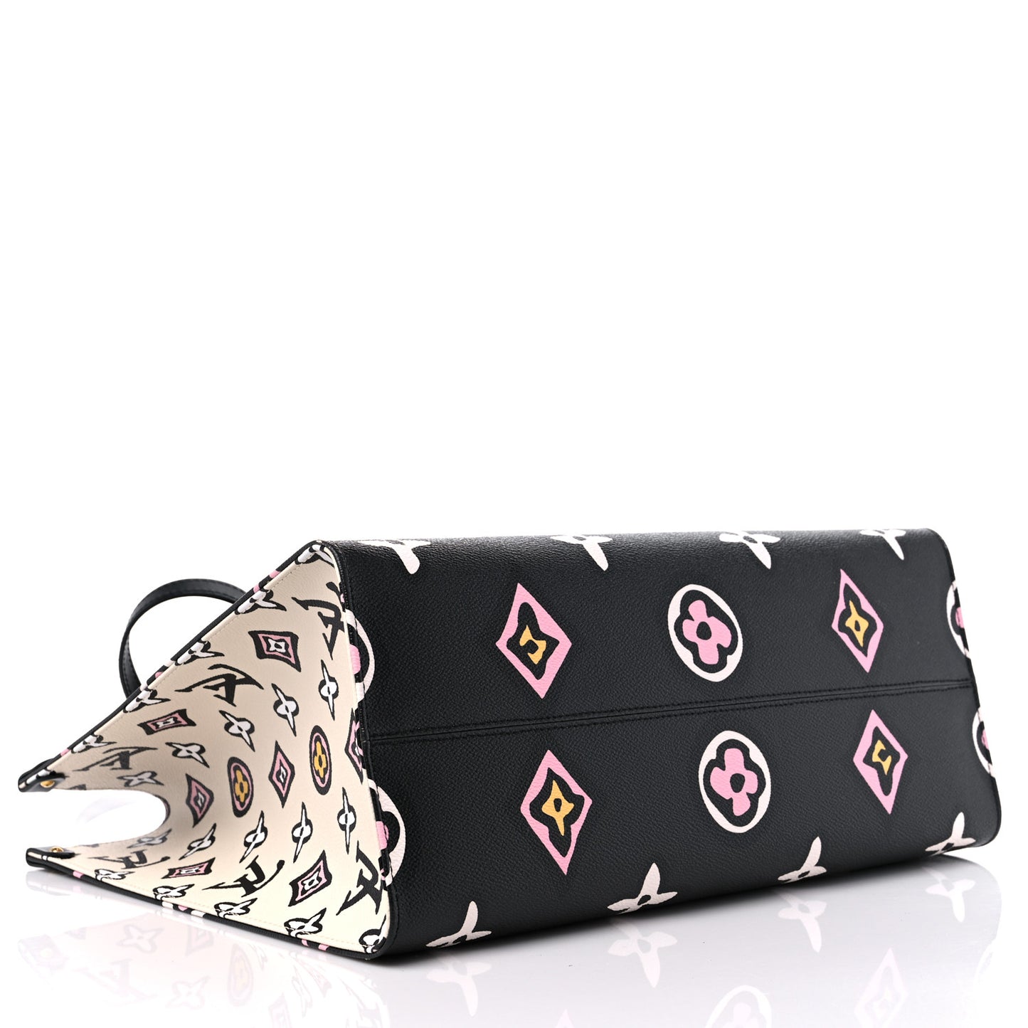 Monogram Giant Wild At Heart Onthego GM Black