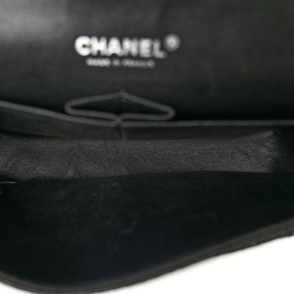Chanel Lambskin Perforated Medium Double Flap Black 5 of 12