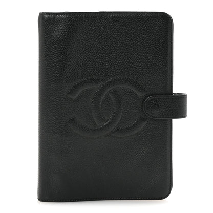 Chanel Caviar Timeless CC Ring Agenda Planner Black 1 of 16