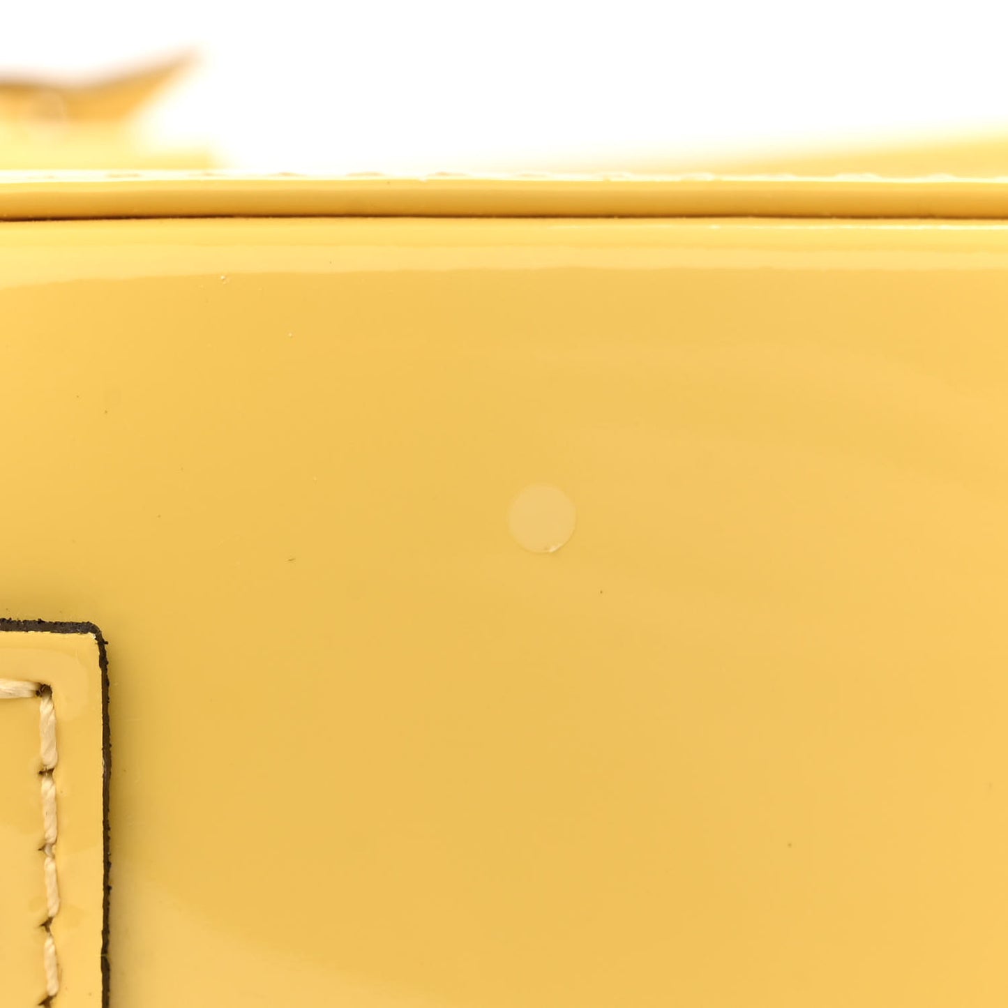 LOUIS VUITTON Vernis Alma BB Citrine