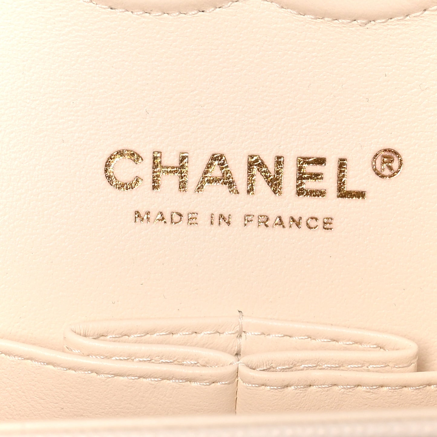 Caviar Quilted Medium Double Flap White