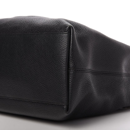Gucci Pebbled Calfskin Medium Soho Chain Shoulder Bag Black 7 of 10