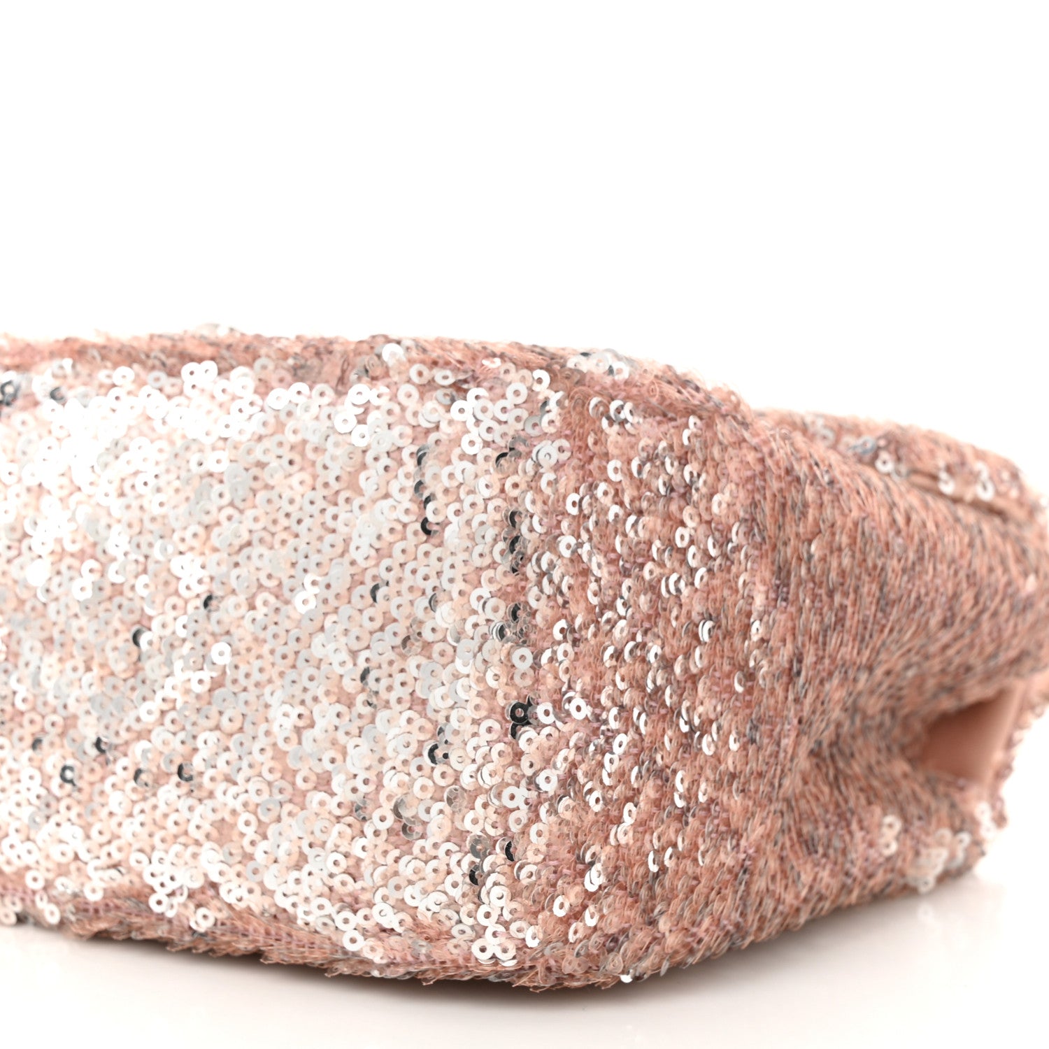Chanel Sequin Mini Flap Light Pink Silver 10 of 11