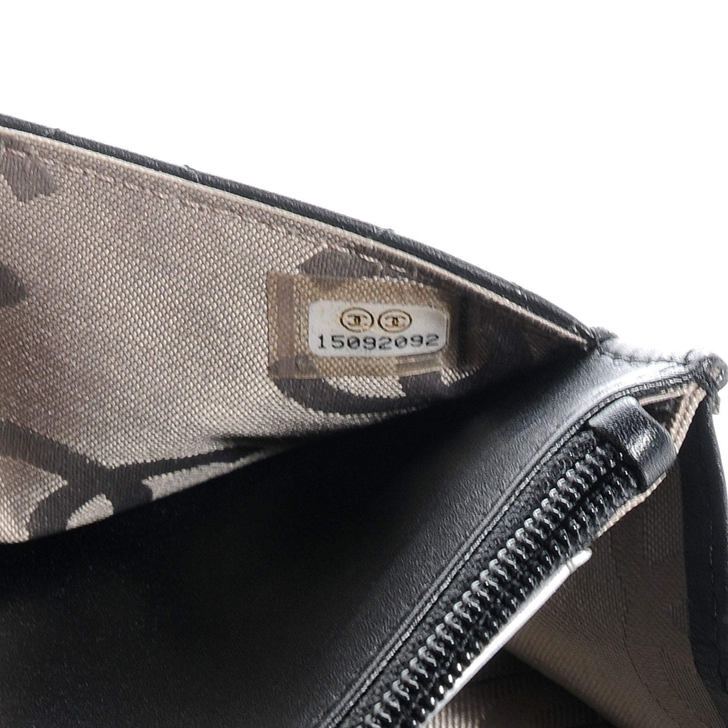 Chanel Calfskin Quilted Cambon Wallet On Chain WOC Black 6 of 7