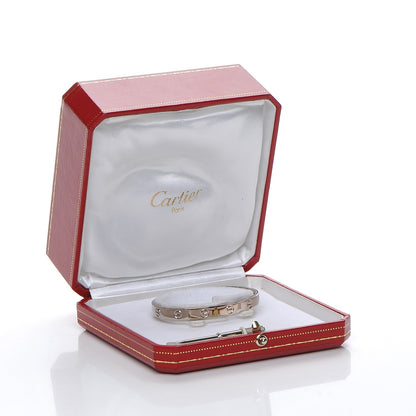 Cartier 18K White Gold LOVE Bracelet 16 6 of 6