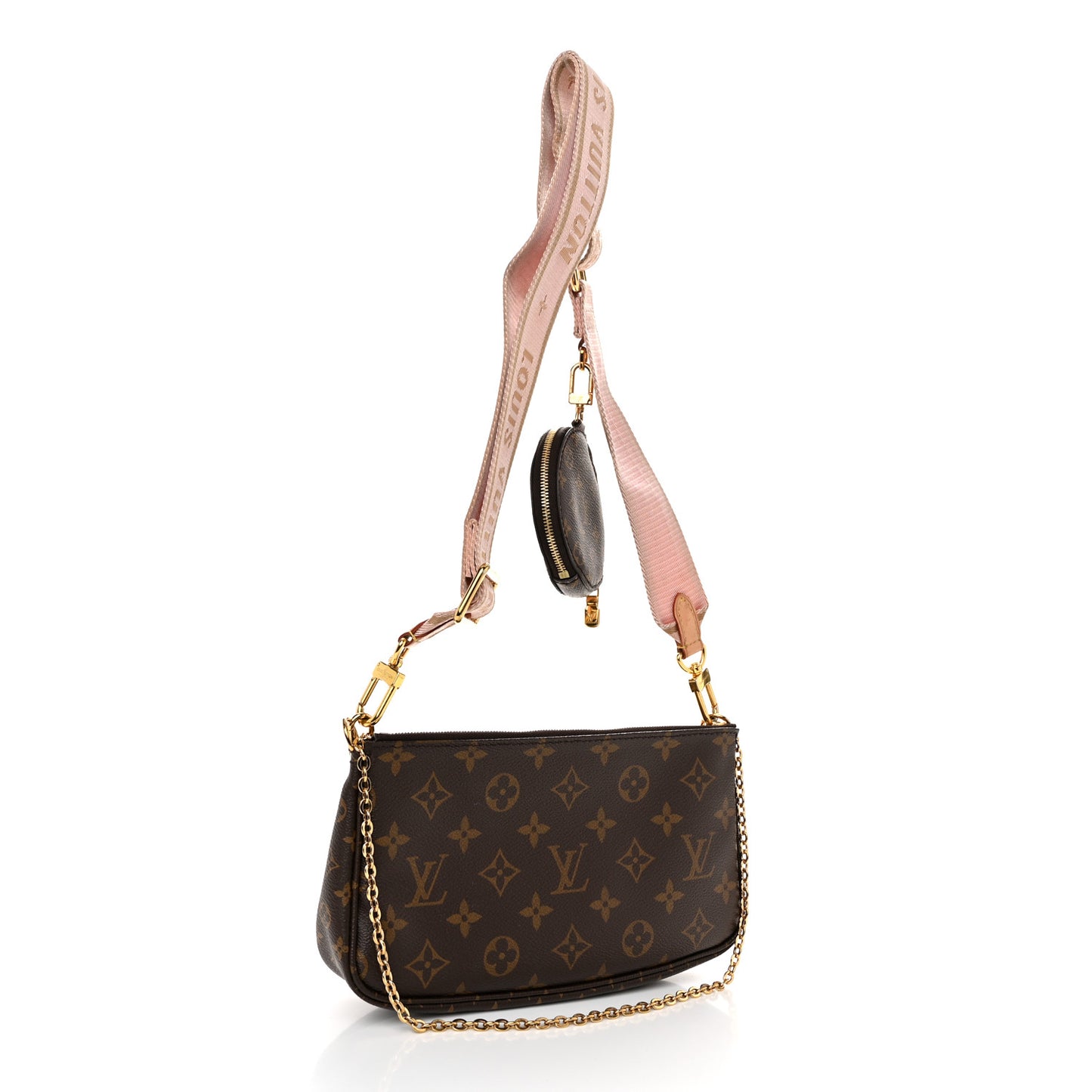 Monogram Multi Pochette Accessories Rose Clair