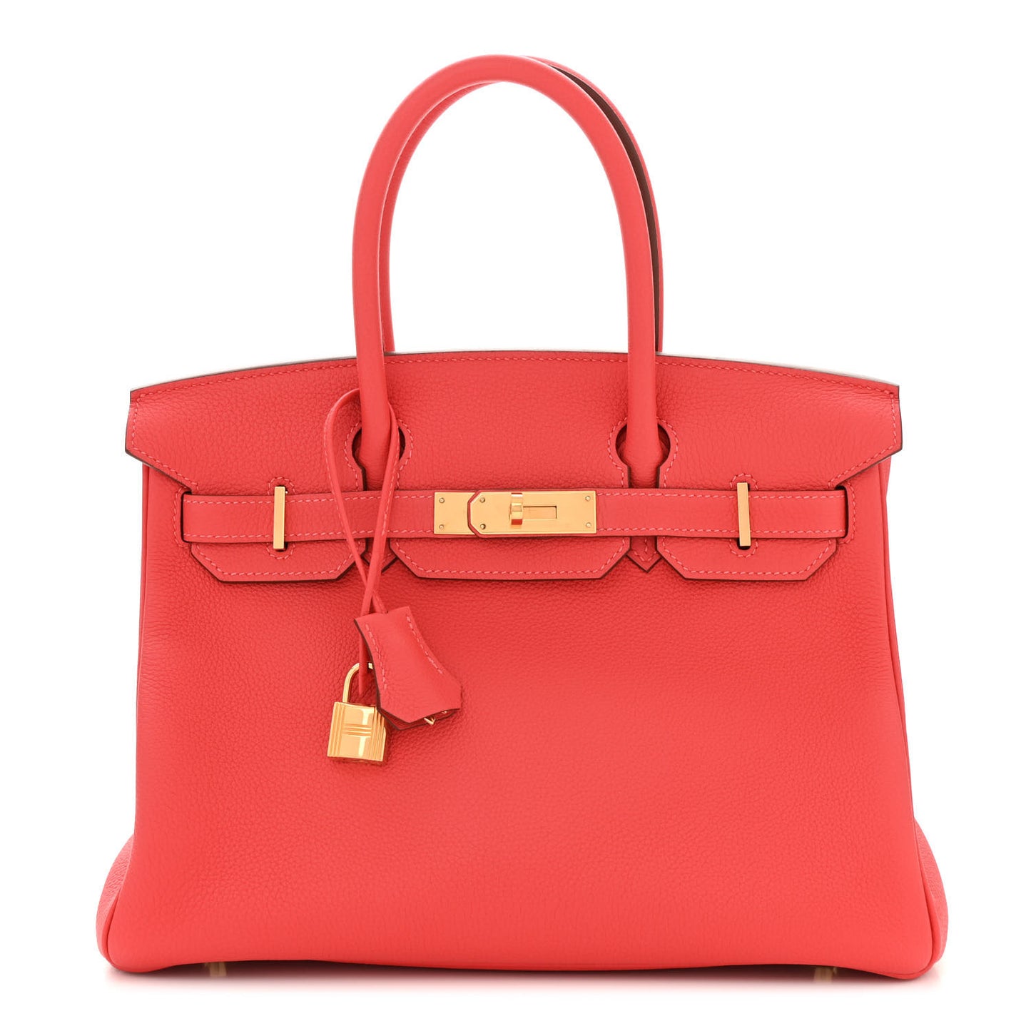 Togo Birkin 30 Rouge Pivoine