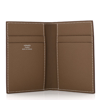 Hermes Epsom MC2 Euclide Card Holder Case Etoupe 5 of 8