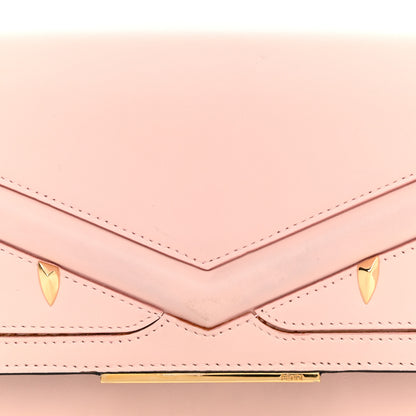 Fendi Vitello Century Eyebrow Monster Eyes Embossed Tube Wallet on Chain Confetto 9 of 11