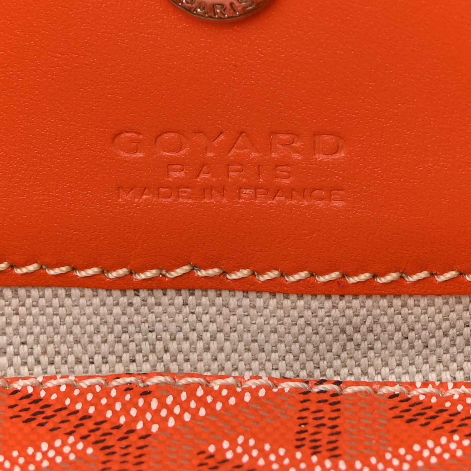 Goyard Goyardine Saint Louis GM Orange 7 of 11