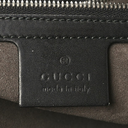 Gucci GG Supreme Monogram Clutch Wristlet Beige Black 6 of 9