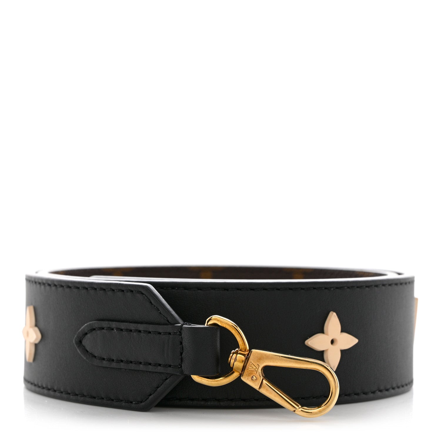 Louis Vuitton Monogram Letter Bandouliere Shoulder Strap Black 1 of 6