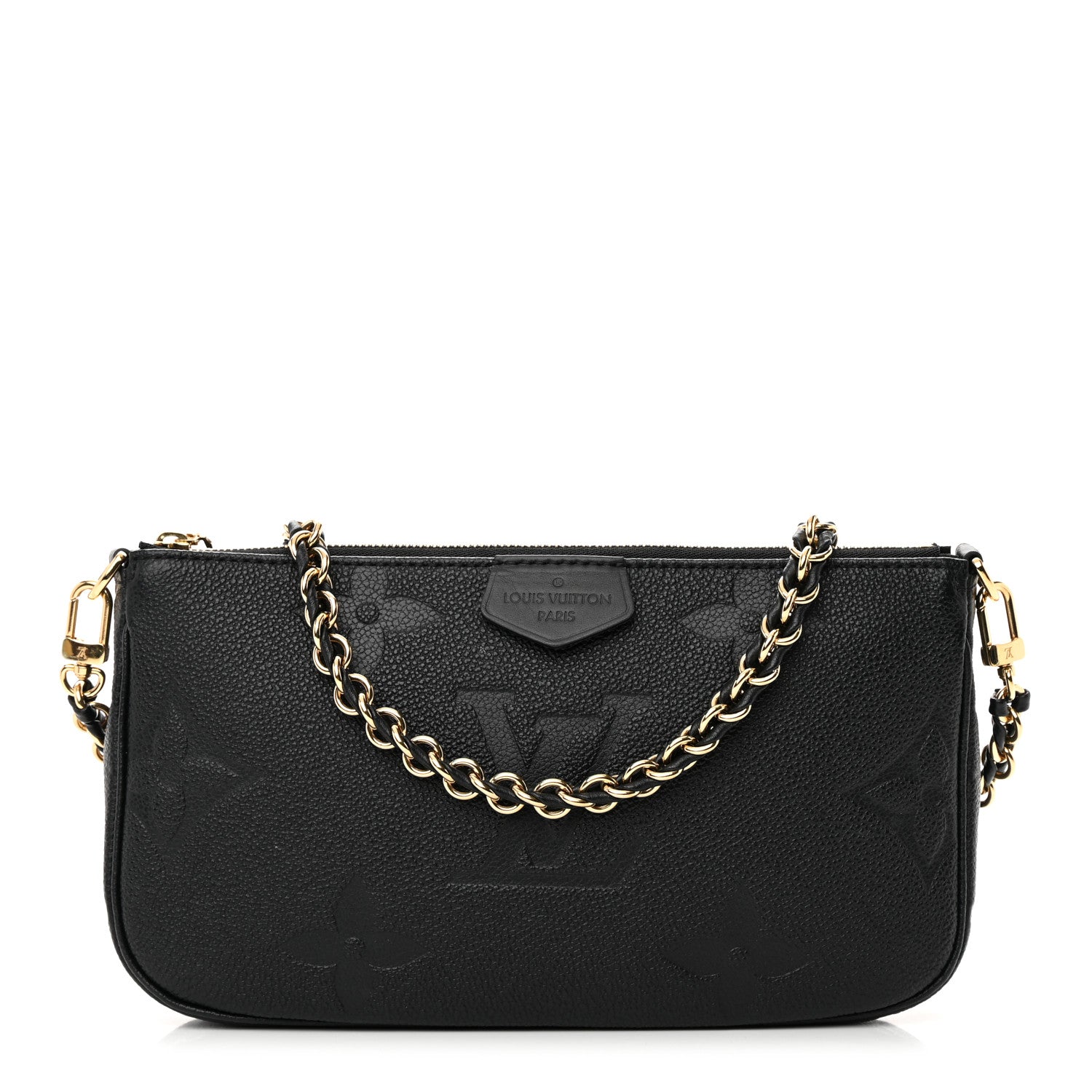 Louis Vuitton Empreinte Monogram Giant Multi Pochette Accessories Large Pochette Black 1 of 11