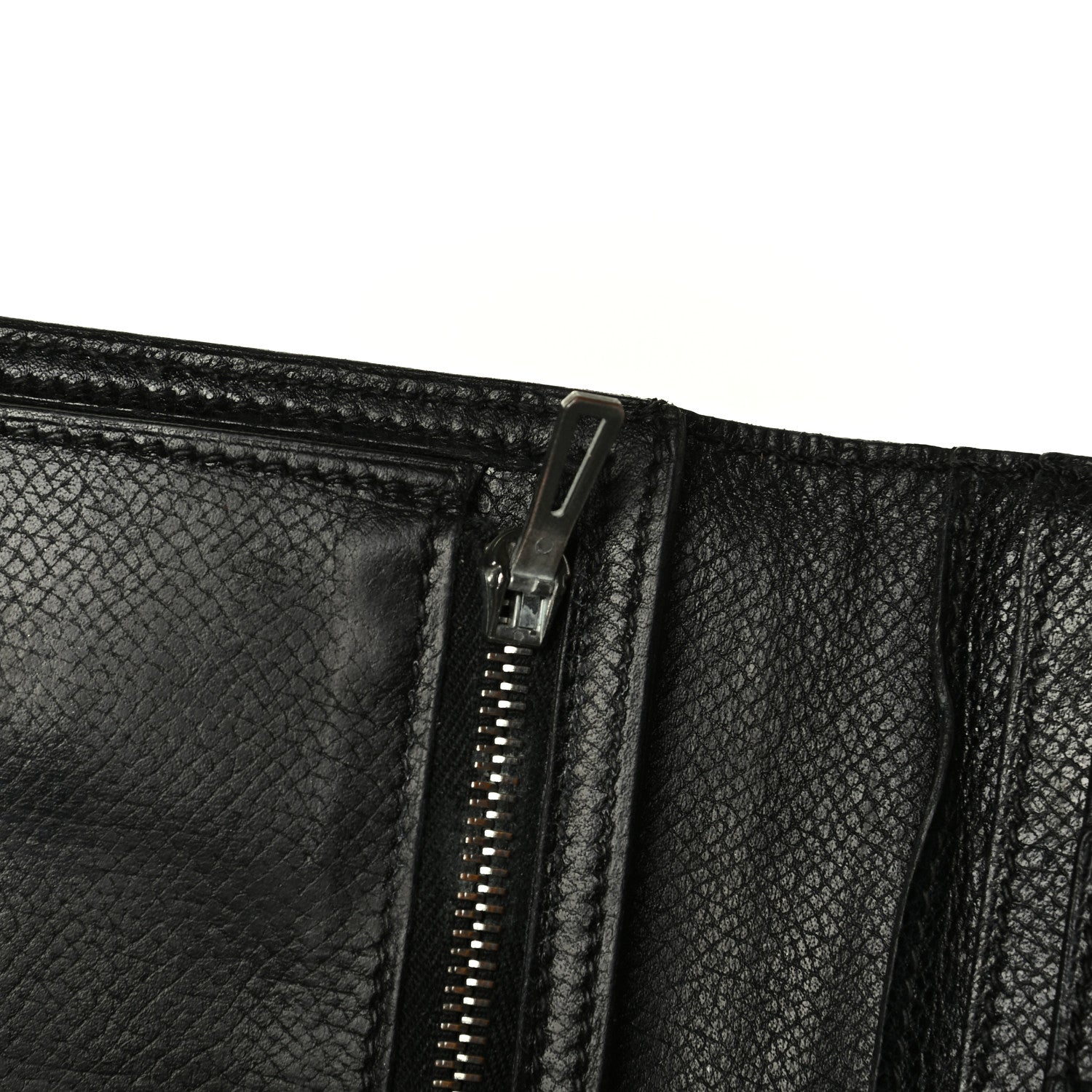 Hermes Epsom Bearn Gusset Wallet Black 6 of 8