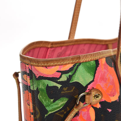 Louis Vuitton Monogram Roses Neverfull MM 9 of 14