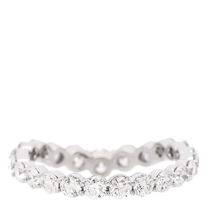 Harry Winston Platinum Diamond Truly Wedding Band Ring 50 5.5 3 of 6
