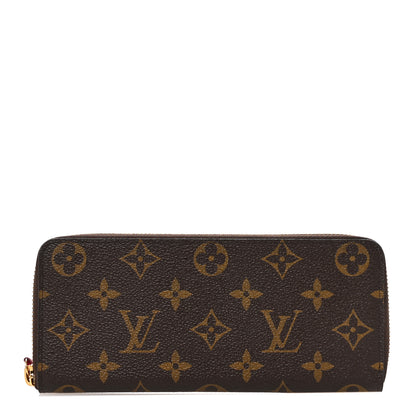 Louis Vuitton Monogram Clemence Wallet Fuchsia 1 of 9