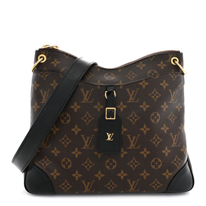 Louis Vuitton Monogram Odeon MM Black 1 of 13