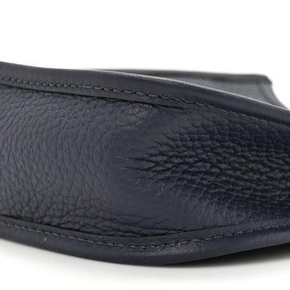 Hermes Taurillon Clemence Amazone Evelyne TPM Bleu Nuit Bleu Indigo 9 of 11