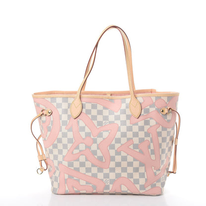 Louis Vuitton Damier Azur Tahitienne Neverfull MM 3 of 10