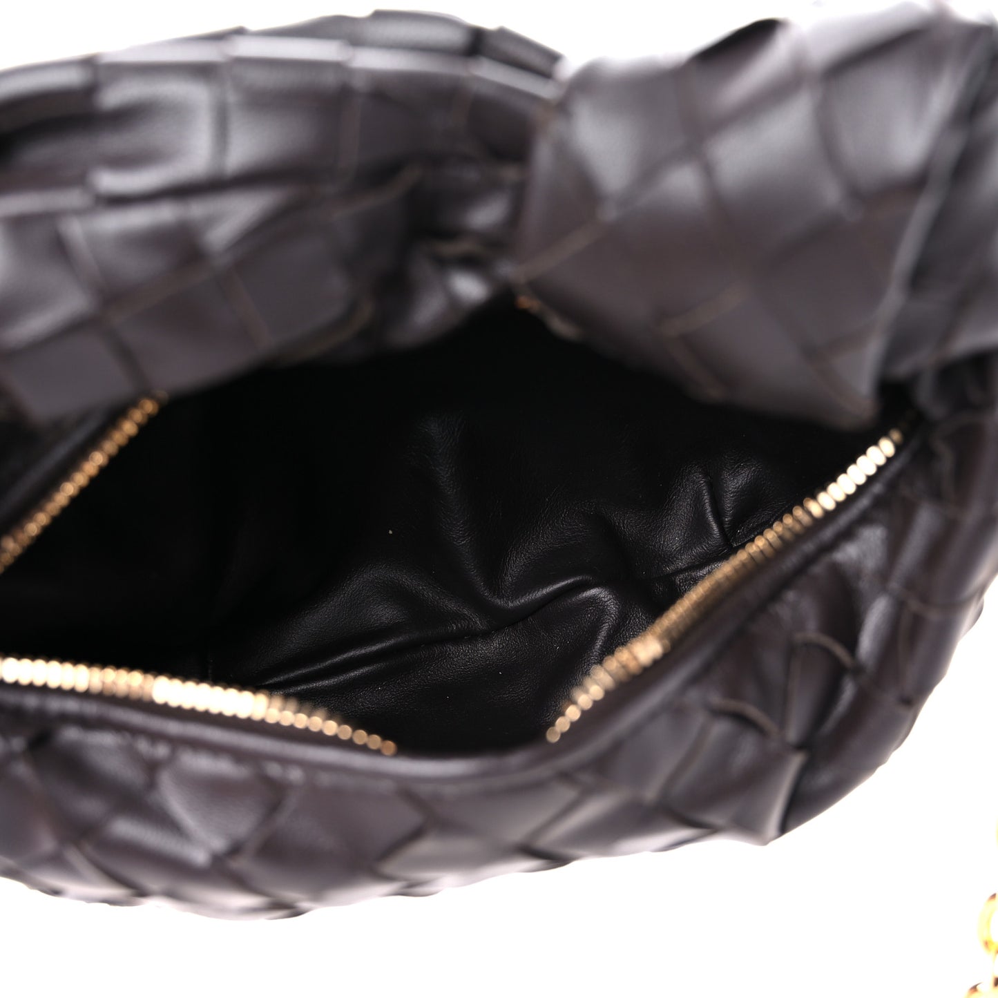 Nappa Intrecciato Mini Chain Jodie Fondant