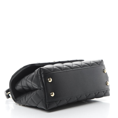 Chanel Caviar Quilted Mini Coco Handle Flap Black 4 of 11