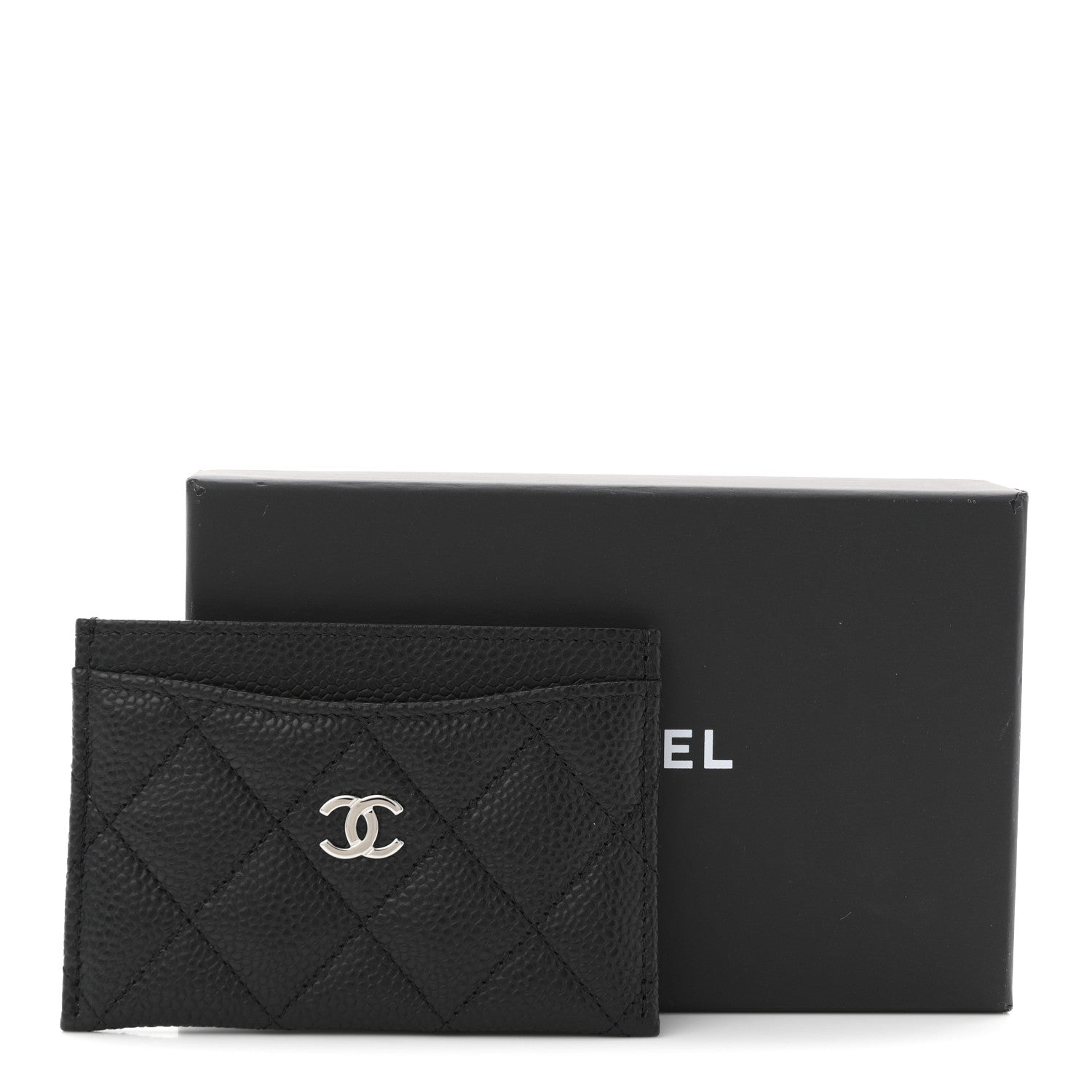 Chanel Caviar Quilted Card Holder Black 8 of 8