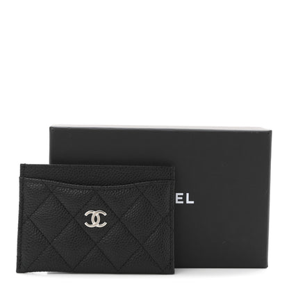 Chanel Caviar Quilted Card Holder Black 8 of 8