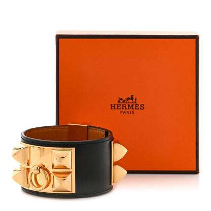 Hermes Box Collier De Chien CDC Bracelet T3 Black 8 of 8