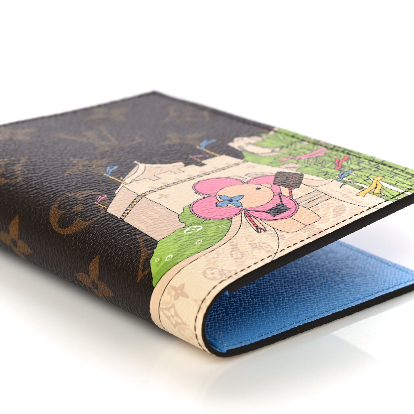 Monogram 2021 Christmas Animation China Passport Cover Myosotis Blue