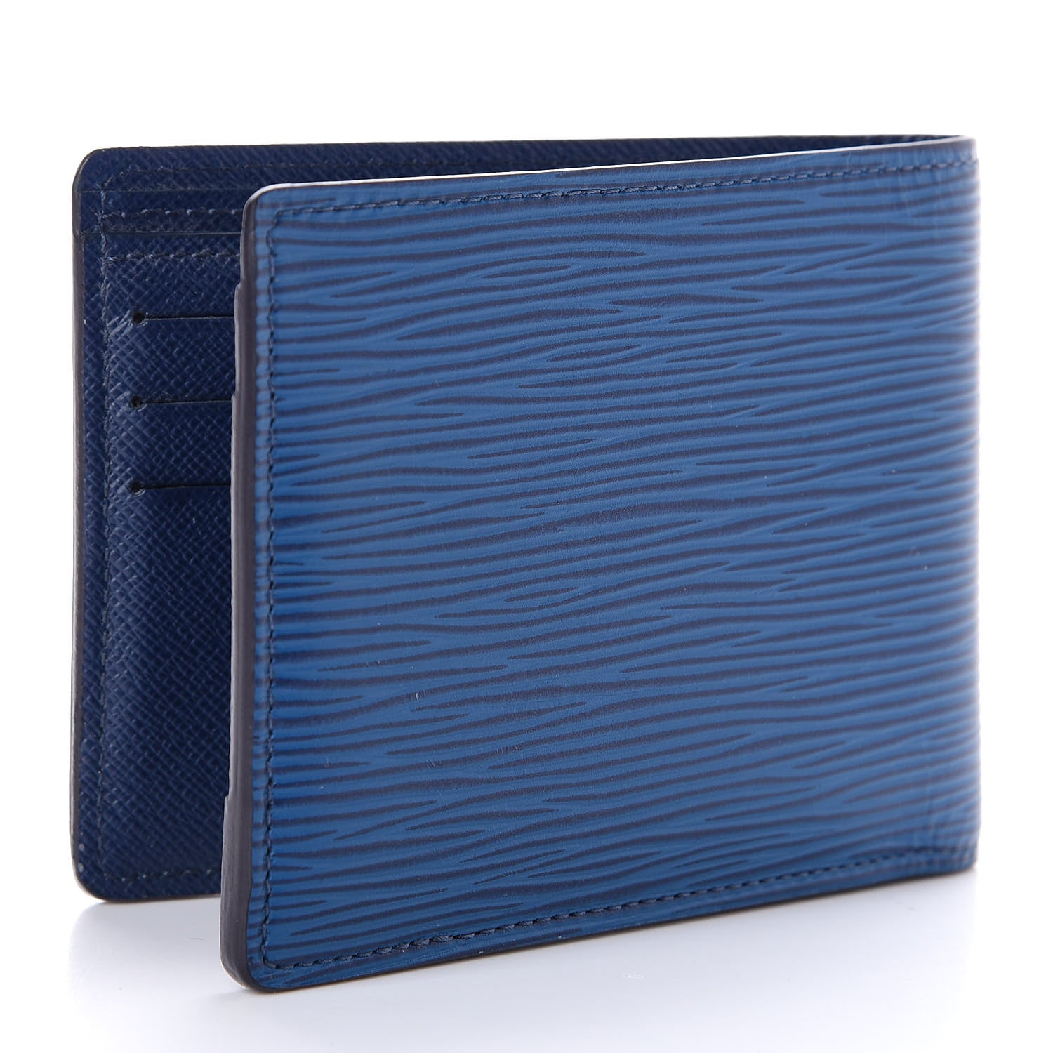 Louis Vuitton Epi Initials Multiple Wallet Cobalt 3 of 8