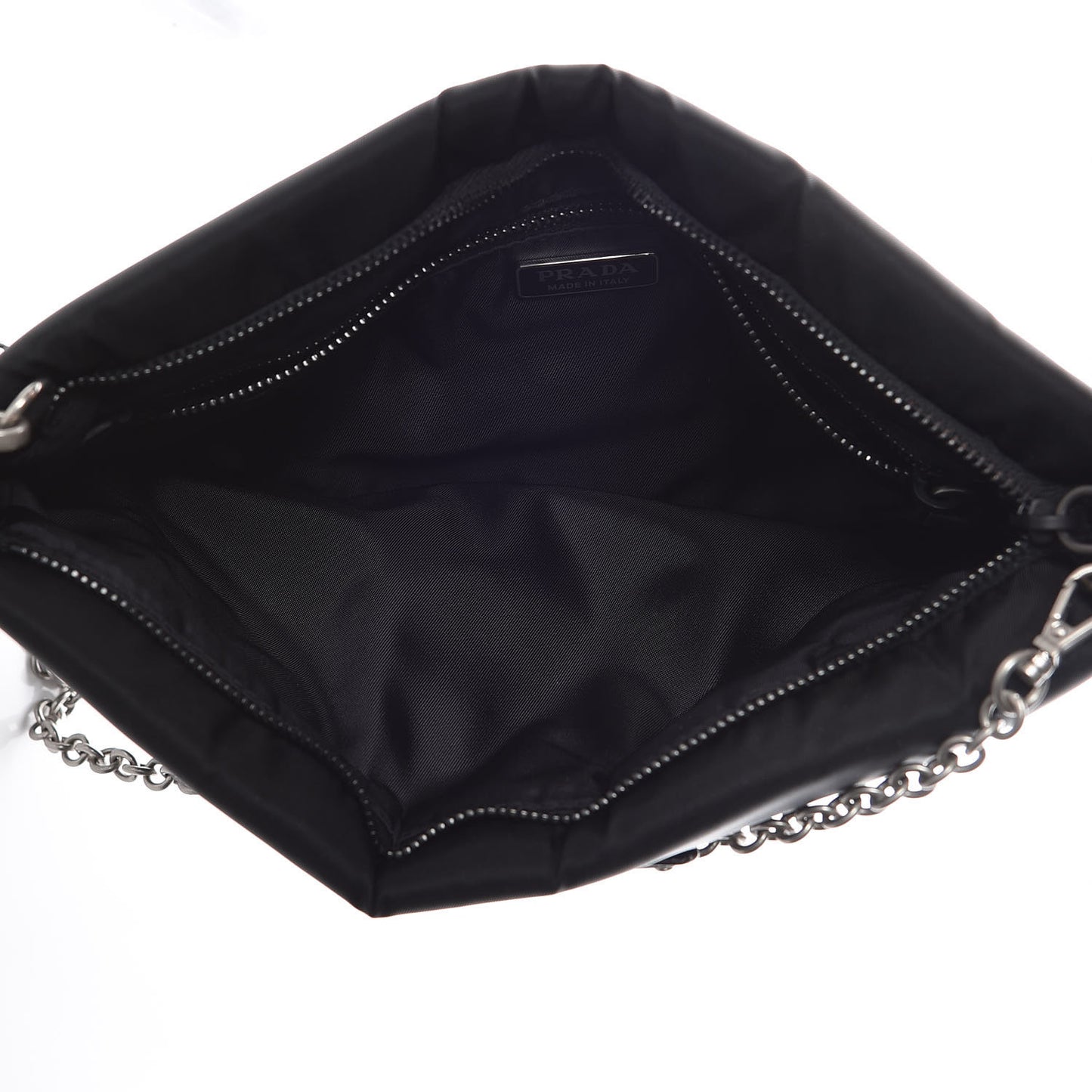 Tessuto Nylon Crossbody Bag Black