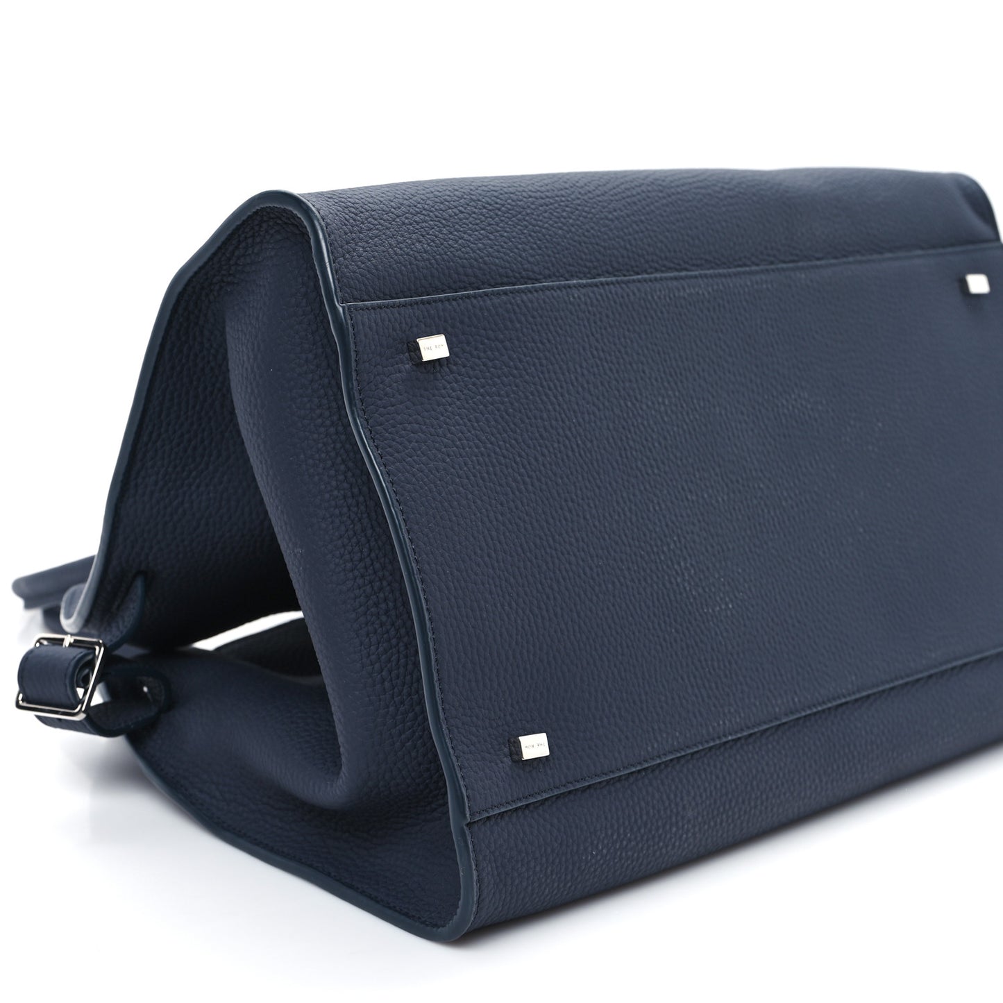 Matte Grained Calfskin Soft Margaux 15 Marine