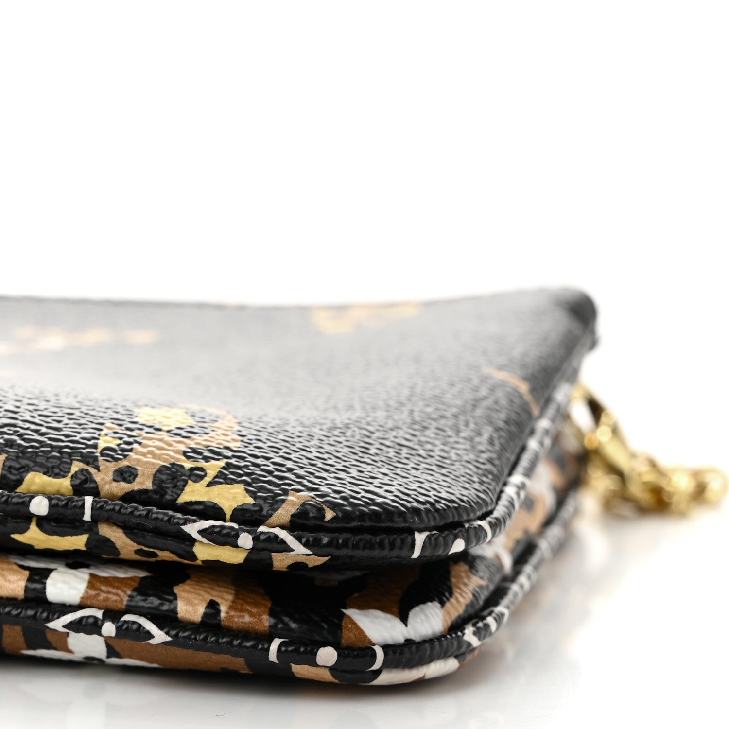 Louis Vuitton Monogram Giant Jungle Pochette Double Zip Black 10 of 11