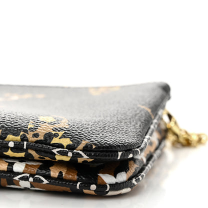 Louis Vuitton Monogram Giant Jungle Pochette Double Zip Black 10 of 11