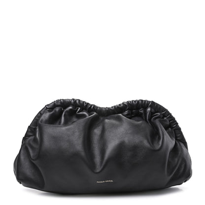 Mansur Gavriel Lambskin Cloud Clutch Black Flamma 1 of 9